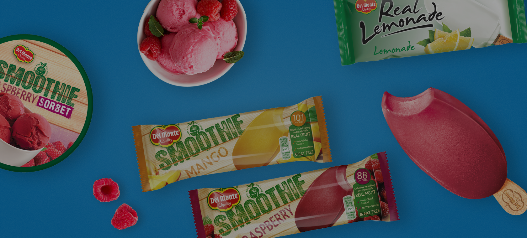 Del Monte Europe - Iced Smoothie | Raspberry Iced Smoothie Lolly